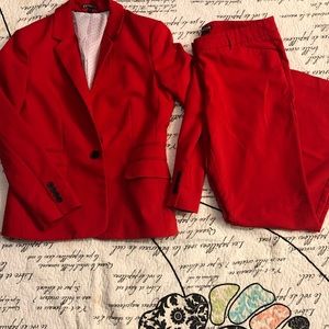 Red Express Editor Style Suit size 12
